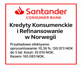 Kredyt Konsumencki i Refinansowanie w Norwegii