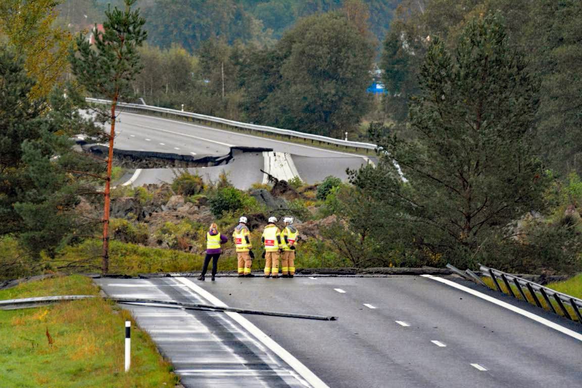 W Szwecji zawaliła się ważna autostrada na trasie E6 | localmarket.no