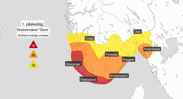 Sztorm „Dave” o sile orkanu uderza w południową Norwegię | localmarket.no