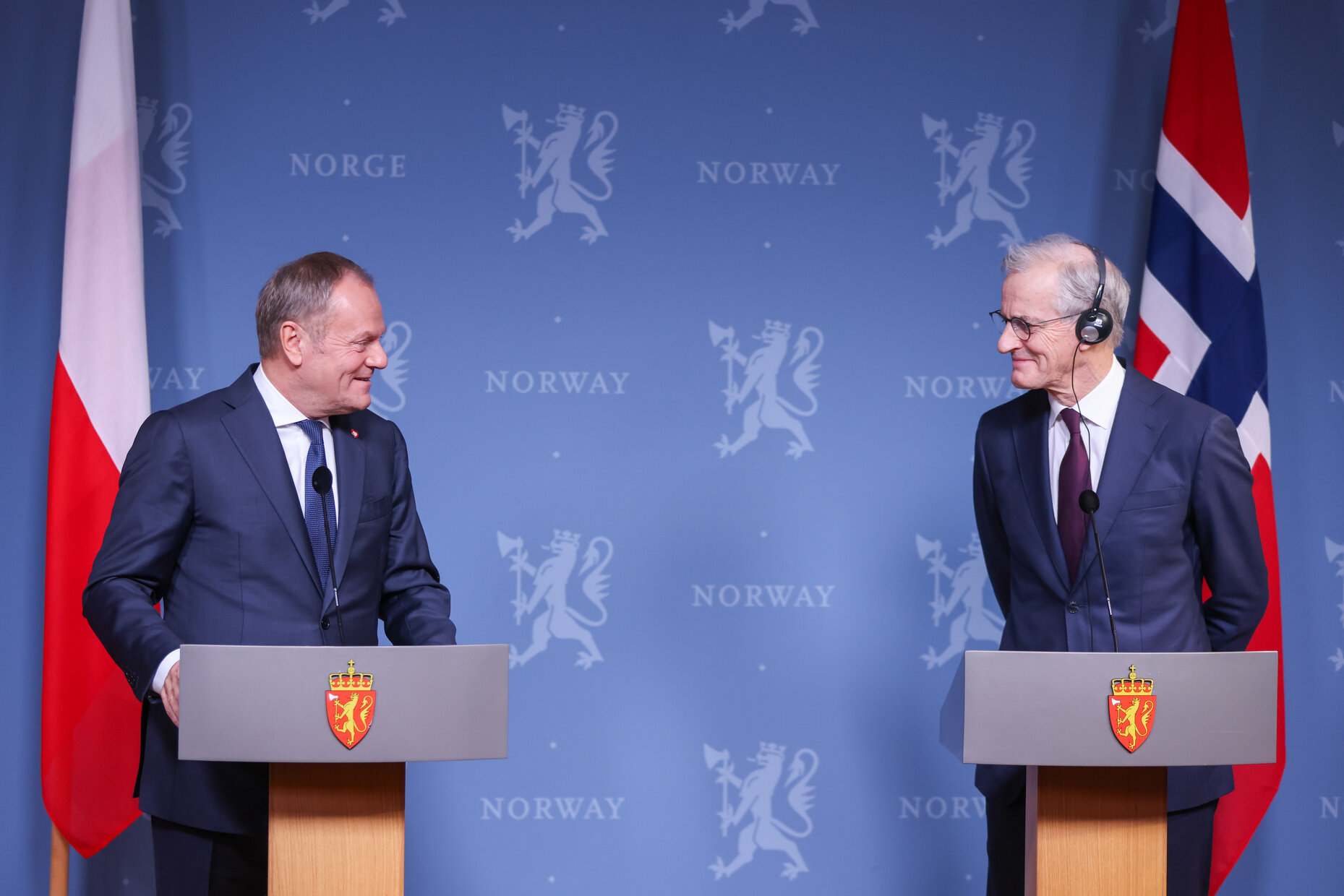 Premier Norwegii Jonas Gahr Støre przyjął Donalda Tuska z oficjalną wizytą | localmarket.no