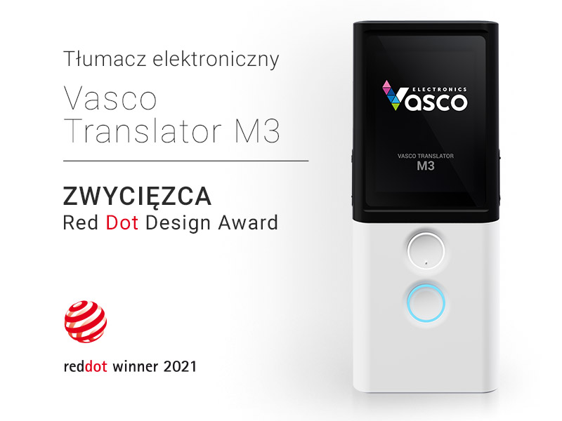Product Design 2021 | Polski translator Vasco M3 zdobywcą „Oscara Designu” | localmarket.no